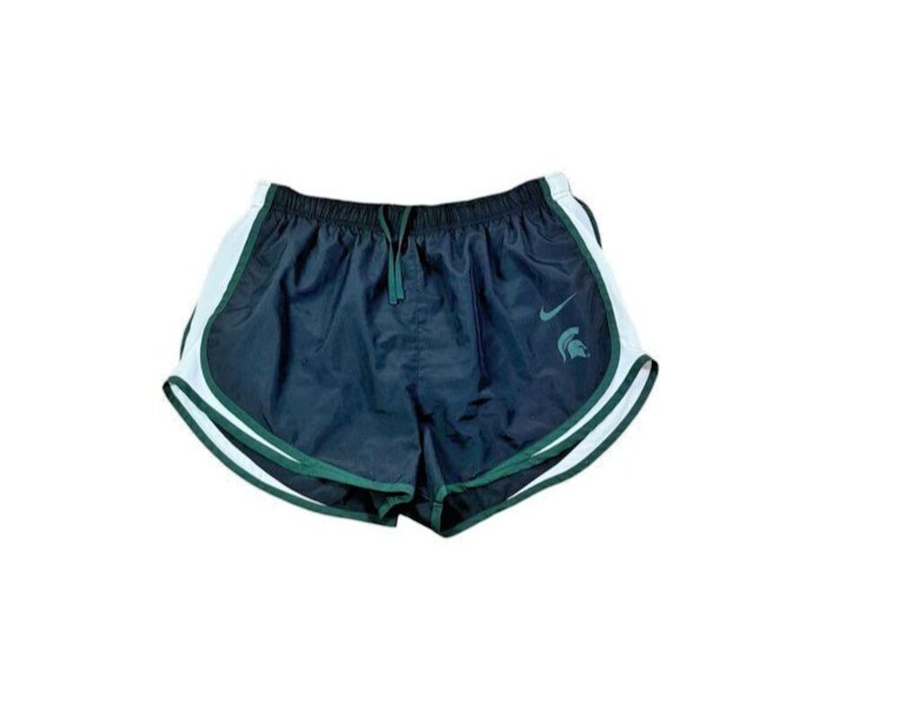 Nike Michigan State MSU Women’s Size XL Tempo Shorts Spartan Logo Running Gym